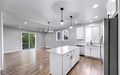 Cordata neighborhood kitchen repaint in Bellingham, WA — durable interior coating with clean lines.